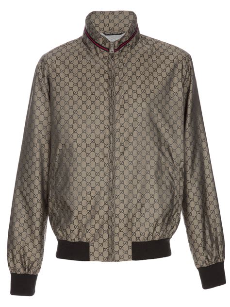 gucci monogram nylon jacket|gucci monogram jacket men.